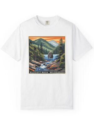 Ellicott Rock Wilderness WPA Style Unisex T-shirt