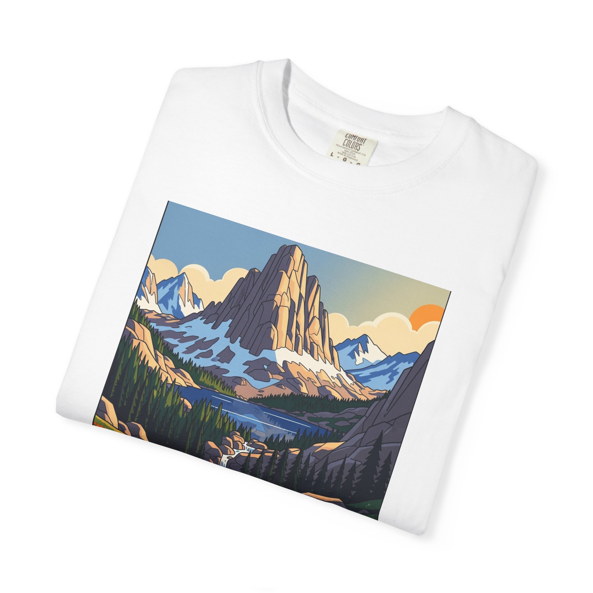 Emigrant Wilderness WPA Style Unisex T-shirt - Image 3