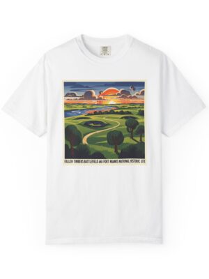 Fallen Timbers Battlefield and Fort Miamis National Historic Site WPA Style Unisex T-shirt