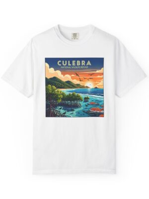 Culebra National Wildlife Refuge WPA Style Unisex T-shirt