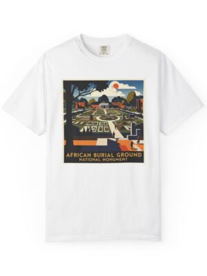 African Burial Ground National Monument WPA Style Unisex T-shirt