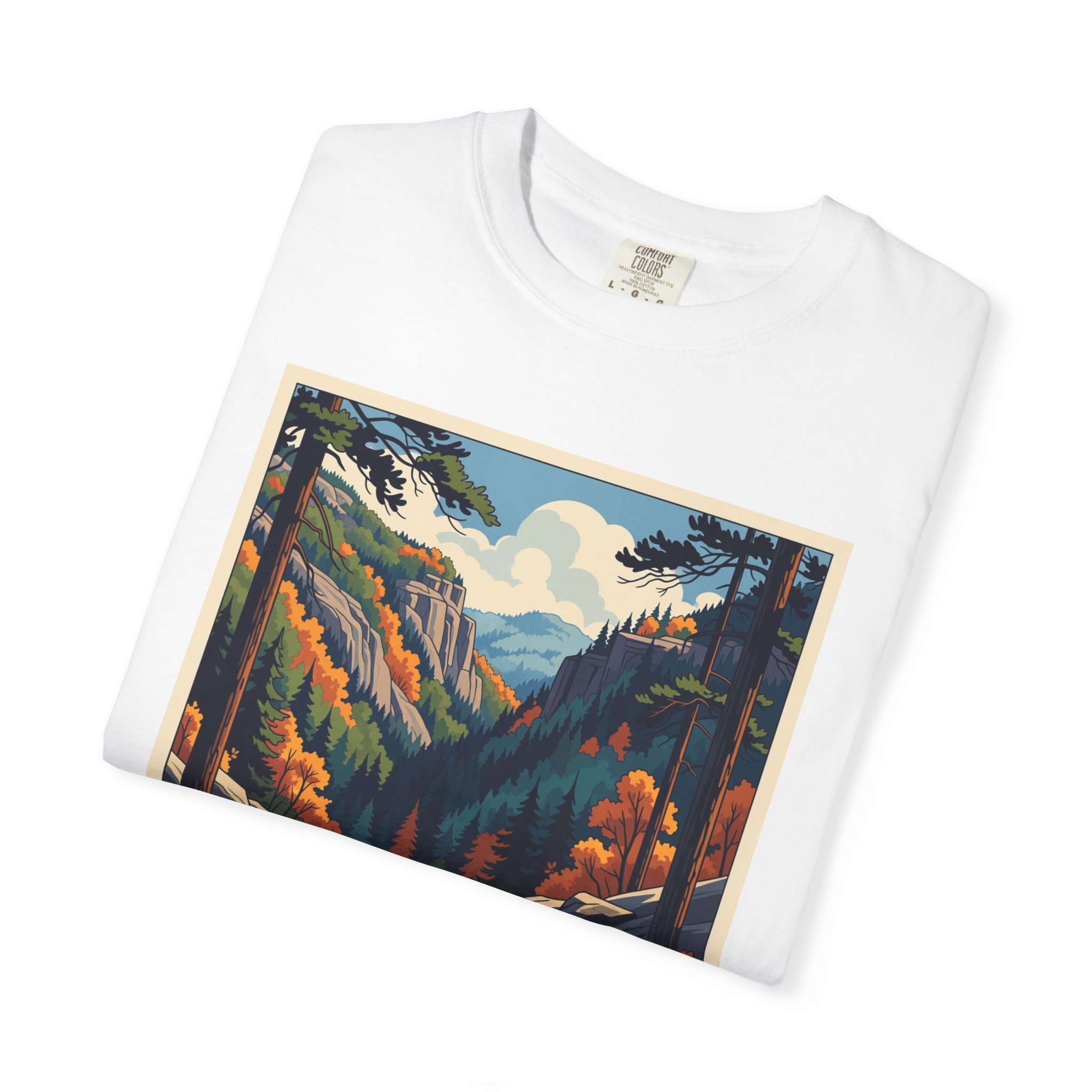 Leatherwood Wilderness WPA Style Unisex T-shirt - Image 3