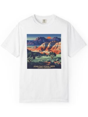 John Day Fossil Beds National Monument WPA Style Unisex T-shirt
