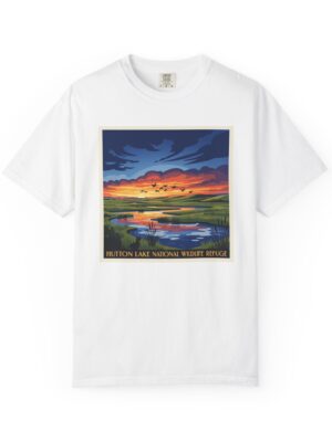 Hutton Lake National Wildlife Refuge WPA Style Unisex T-shirt