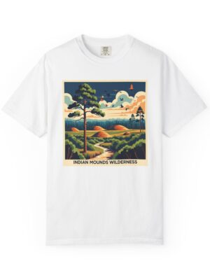 Indian Mounds Wilderness WPA Style Unisex T-shirt
