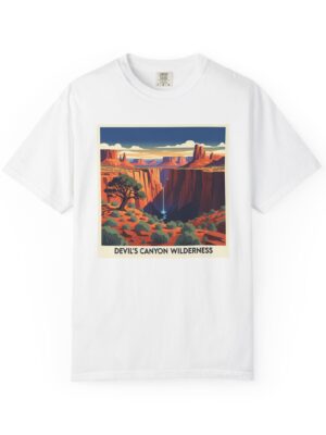 Devil's Canyon Wilderness WPA Style Unisex T-shirt