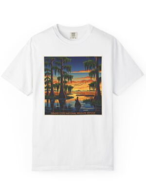 Grand Cote National Wildlife Refuge WPA Style Unisex T-shirt