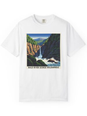 Bald River Gorge Wilderness WPA Style Unisex T-shirt