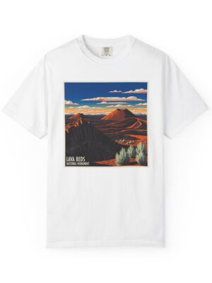 Lava Beds National Monument WPA Style Unisex T-shirt