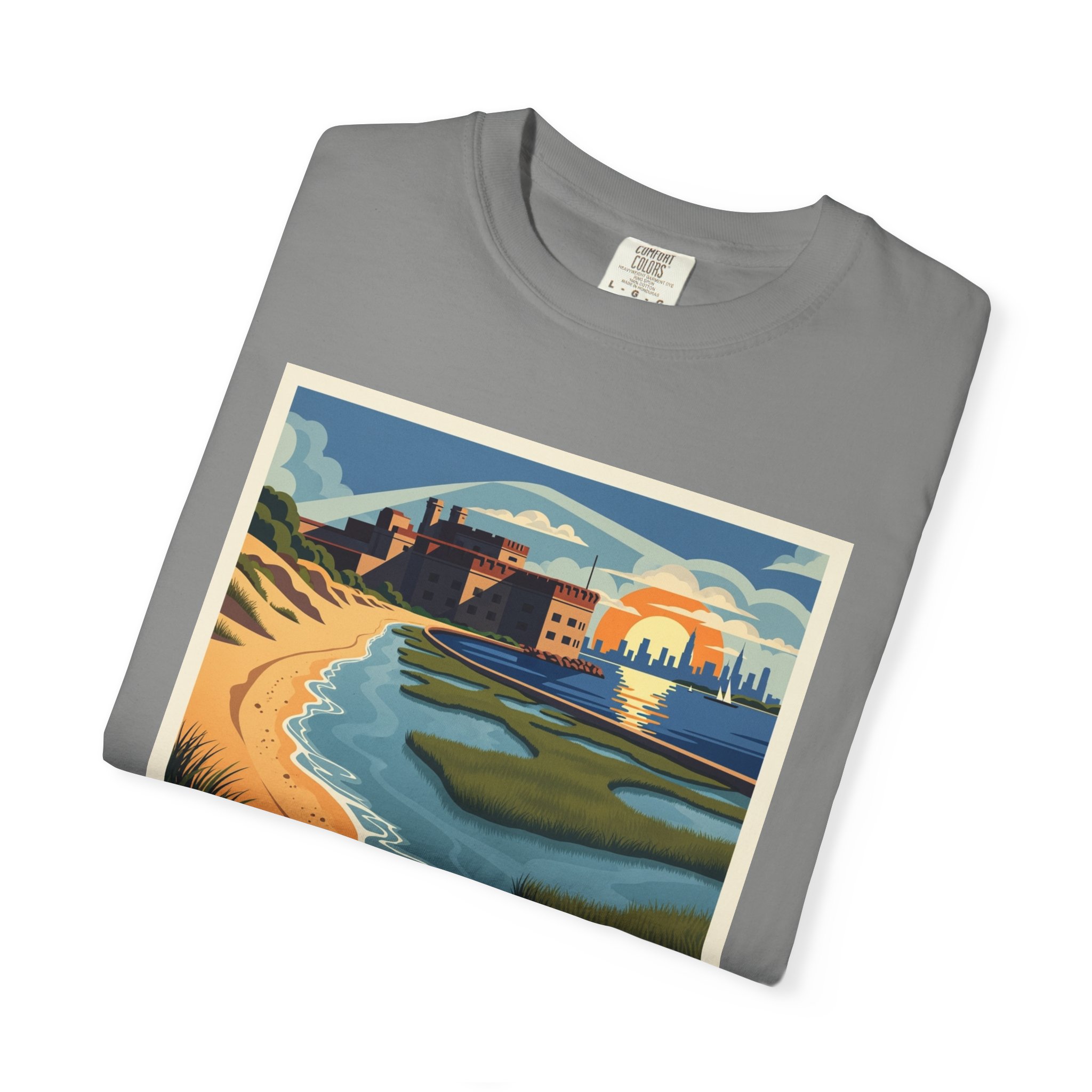 Gateway National Recreation Area WPA Style Unisex T-shirt - Image 9
