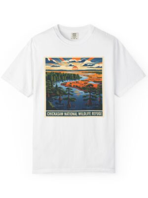 Chickasaw National Wildlife Refuge WPA Style Unisex T-shirt
