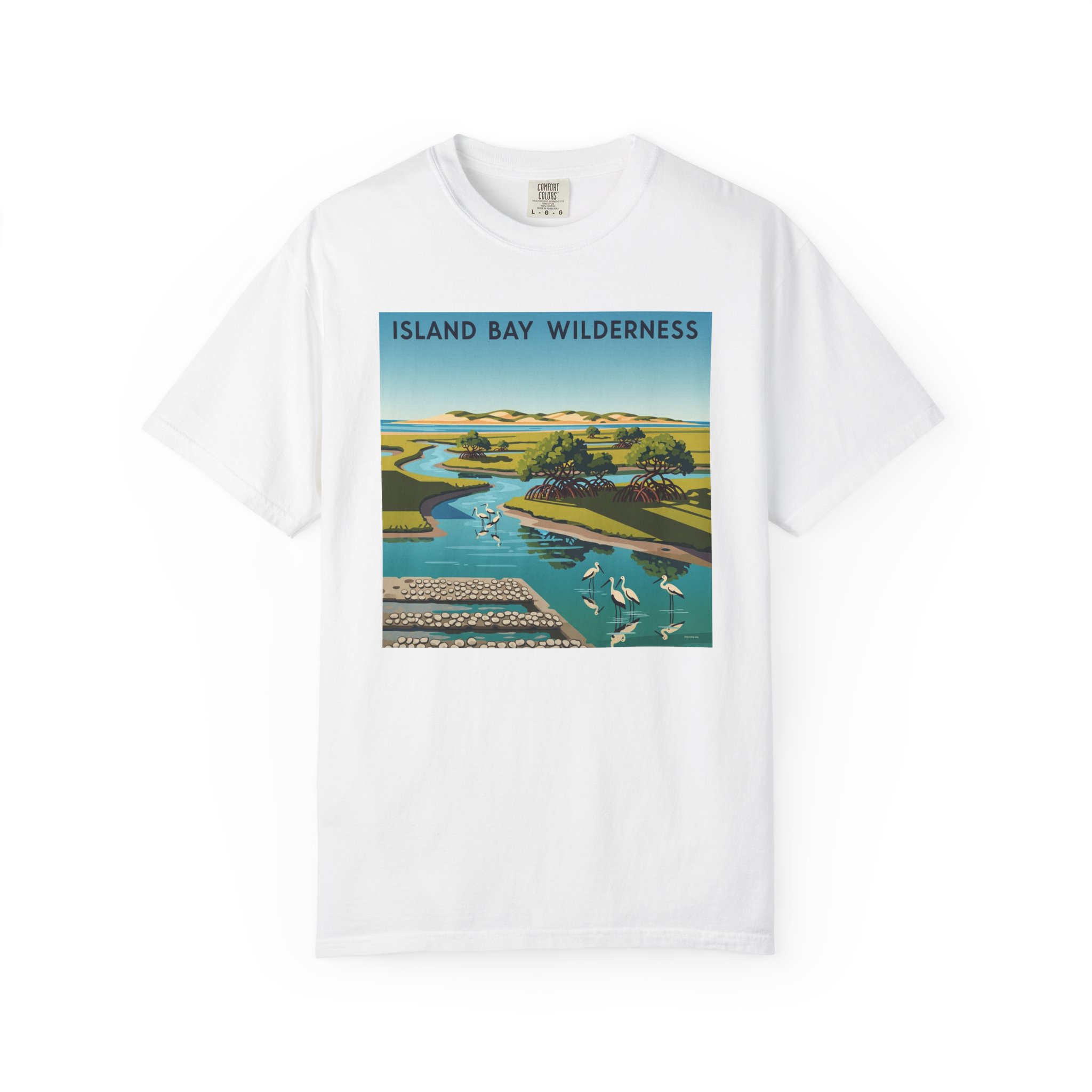 Island Bay Wilderness WPA Style Unisex T-shirt