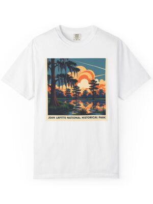 Jean Lafitte National Historical Park WPA Style Unisex T-shirt