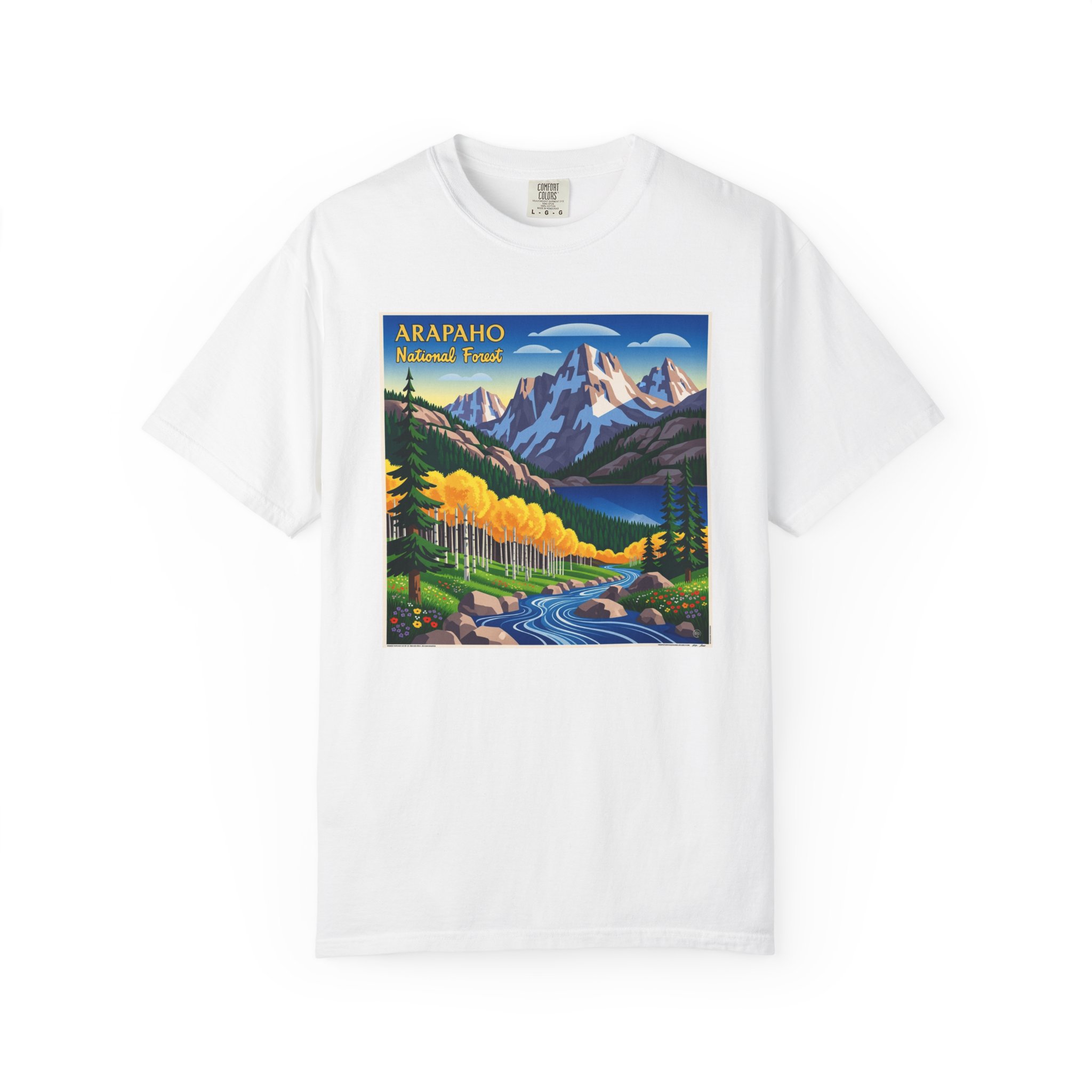 Arapaho National Forest WPA Style Unisex T-shirt