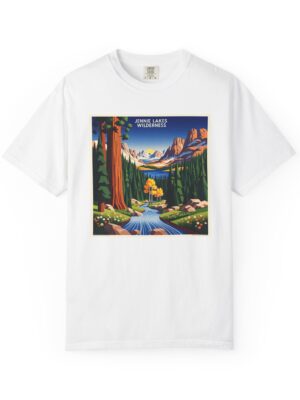 Jennie Lakes Wilderness WPA Style Unisex T-shirt