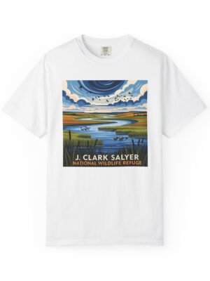 J. Clark Salyer National Wildlife Refuge WPA Style Unisex T-shirt