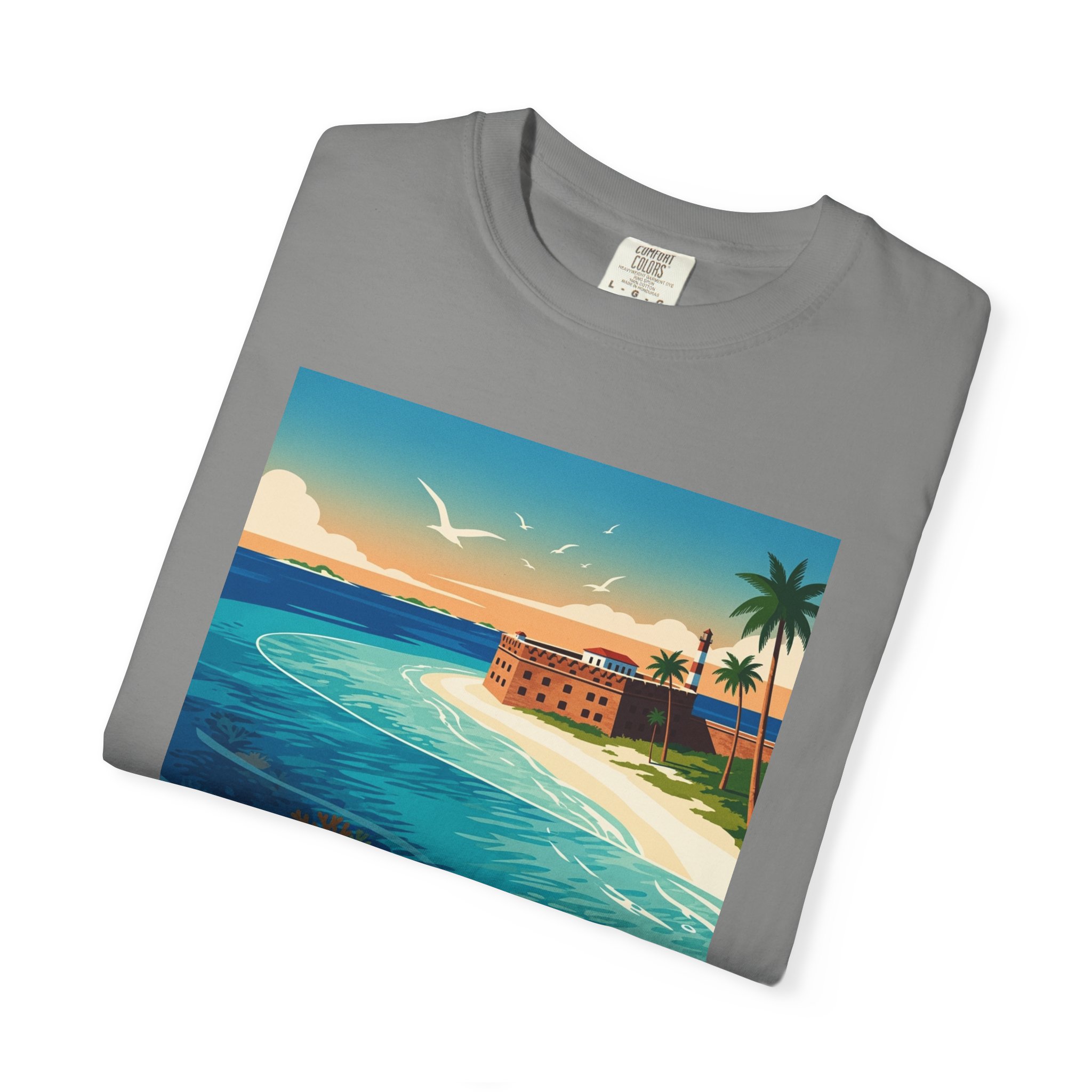 Dry Tortugas National Park WPA Style Unisex T-shirt - Image 9