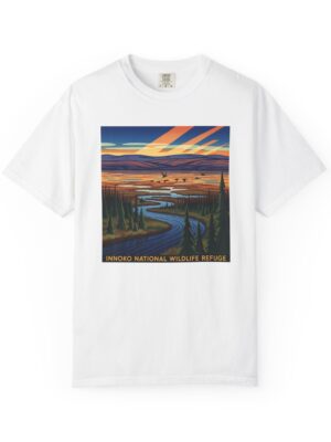 Innoko National Wildlife Refuge WPA Style Unisex T-shirt