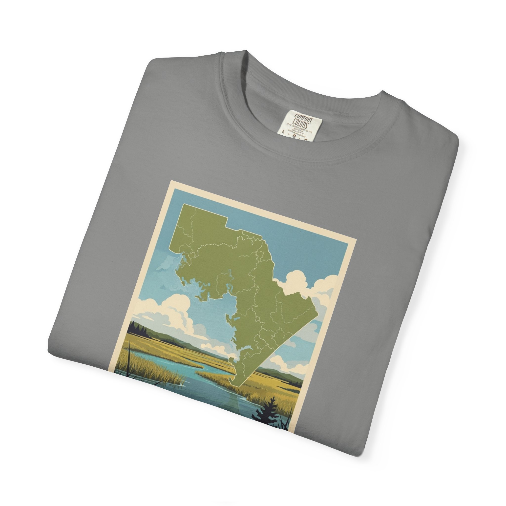 Jocelyn Nungaray National Wildlife Refuge WPA Style Unisex T-shirt - Image 9