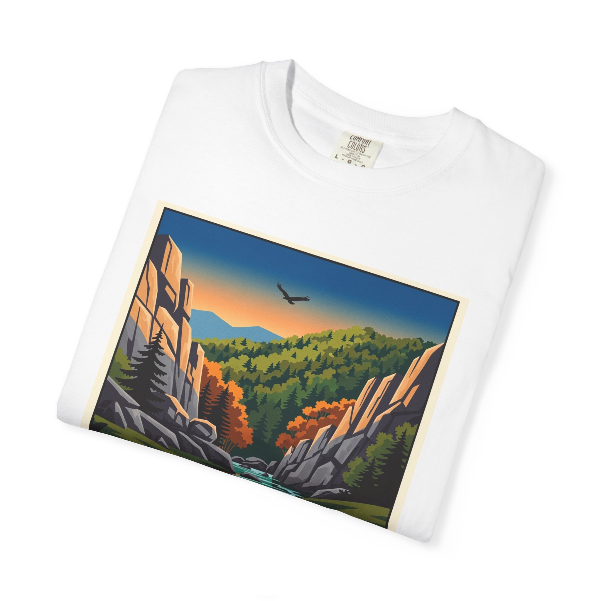 Chattahoochee National Forest WPA Style Unisex T-shirt - Image 3