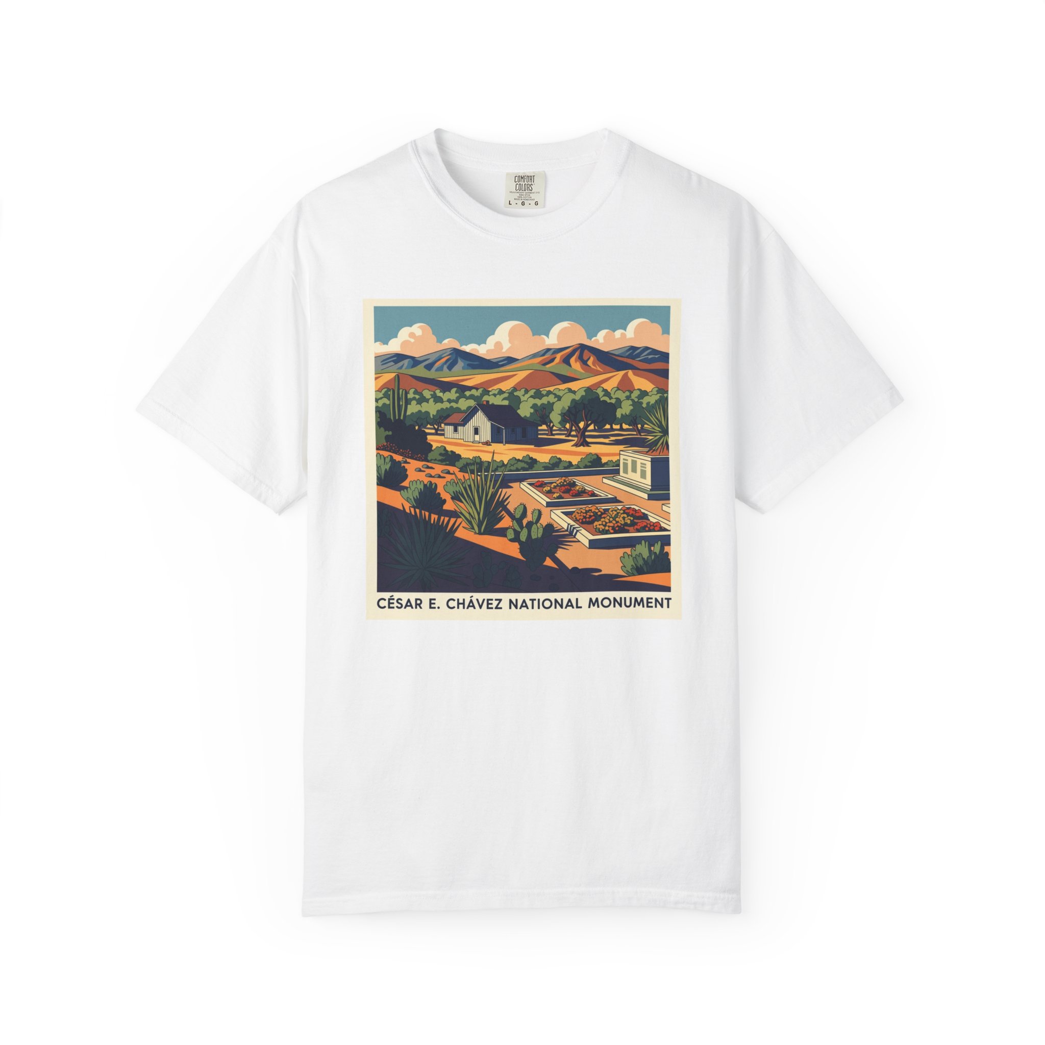 César E. Chávez National Monument WPA Style Unisex T-shirt