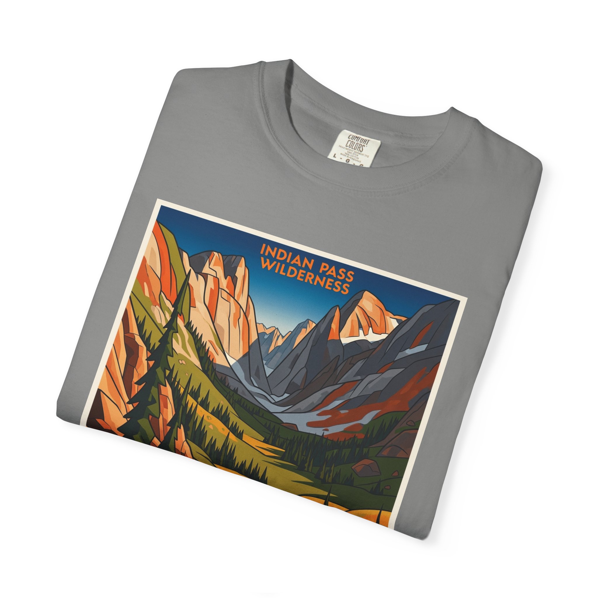Indian Pass Wilderness WPA Style Unisex T-shirt - Image 9