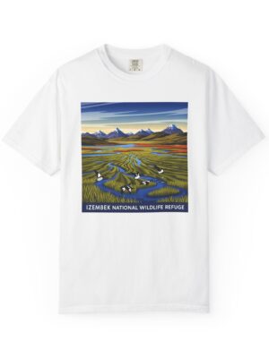Izembek National Wildlife Refuge WPA Style Unisex T-shirt
