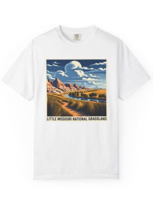 Little Missouri National Grassland WPA Style Unisex T-shirt