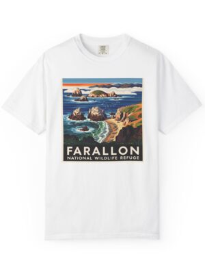 Farallon National Wildlife Refuge WPA Style Unisex T-shirt