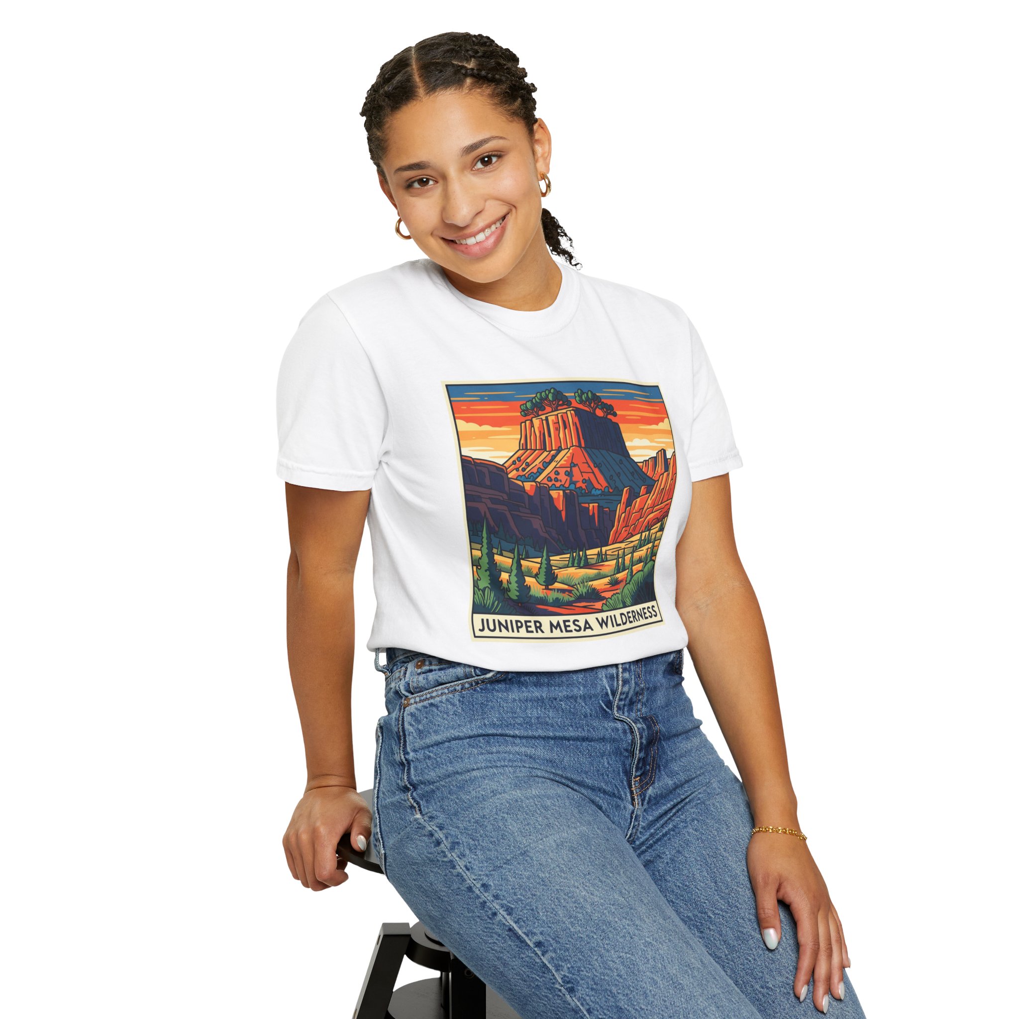 Juniper Mesa Wilderness WPA Style Unisex T-shirt - Image 5