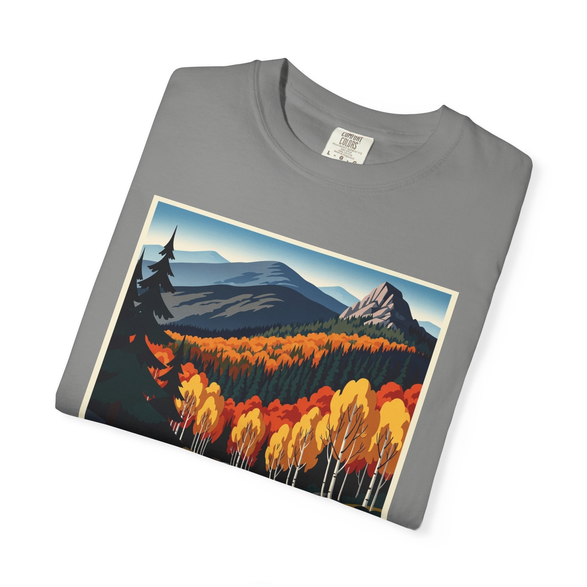 Green Mountain National Forest WPA Style Unisex T-shirt - Image 9
