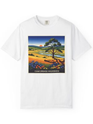 Clear Springs Wilderness WPA Style Unisex T-shirt