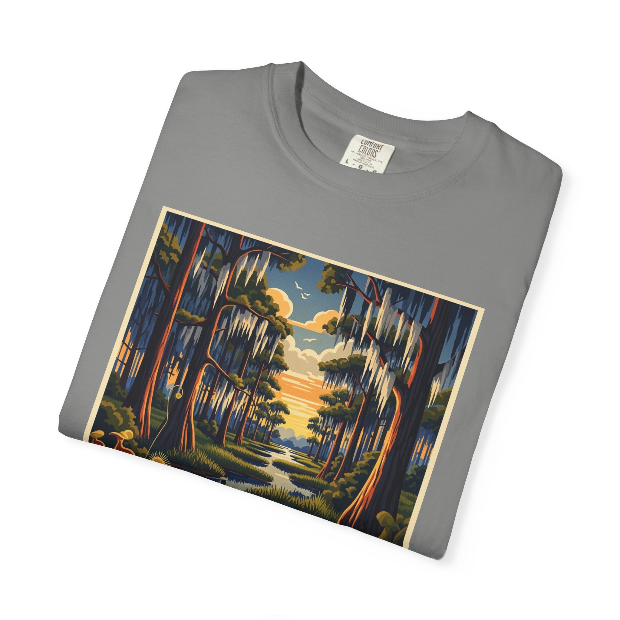 Big Thicket National Preserve WPA Style Unisex T-shirt - Image 9