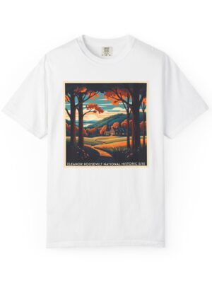 Eleanor Roosevelt National Historic Site WPA Style Unisex T-shirt