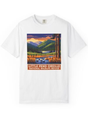 Little Pend Oreille National Wildlife Refuge WPA Style Unisex T-shirt
