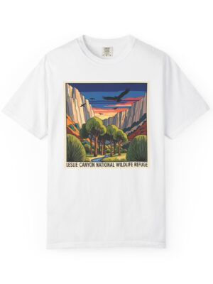 Leslie Canyon National Wildlife Refuge WPA Style Unisex T-shirt