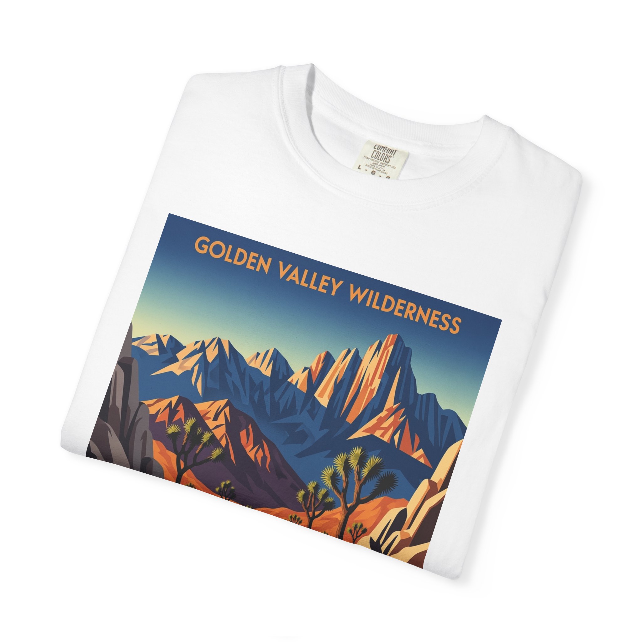 Golden Valley Wilderness WPA Style Unisex T-shirt - Image 3