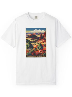 Cinder Cone Wilderness WPA Style Unisex T-shirt