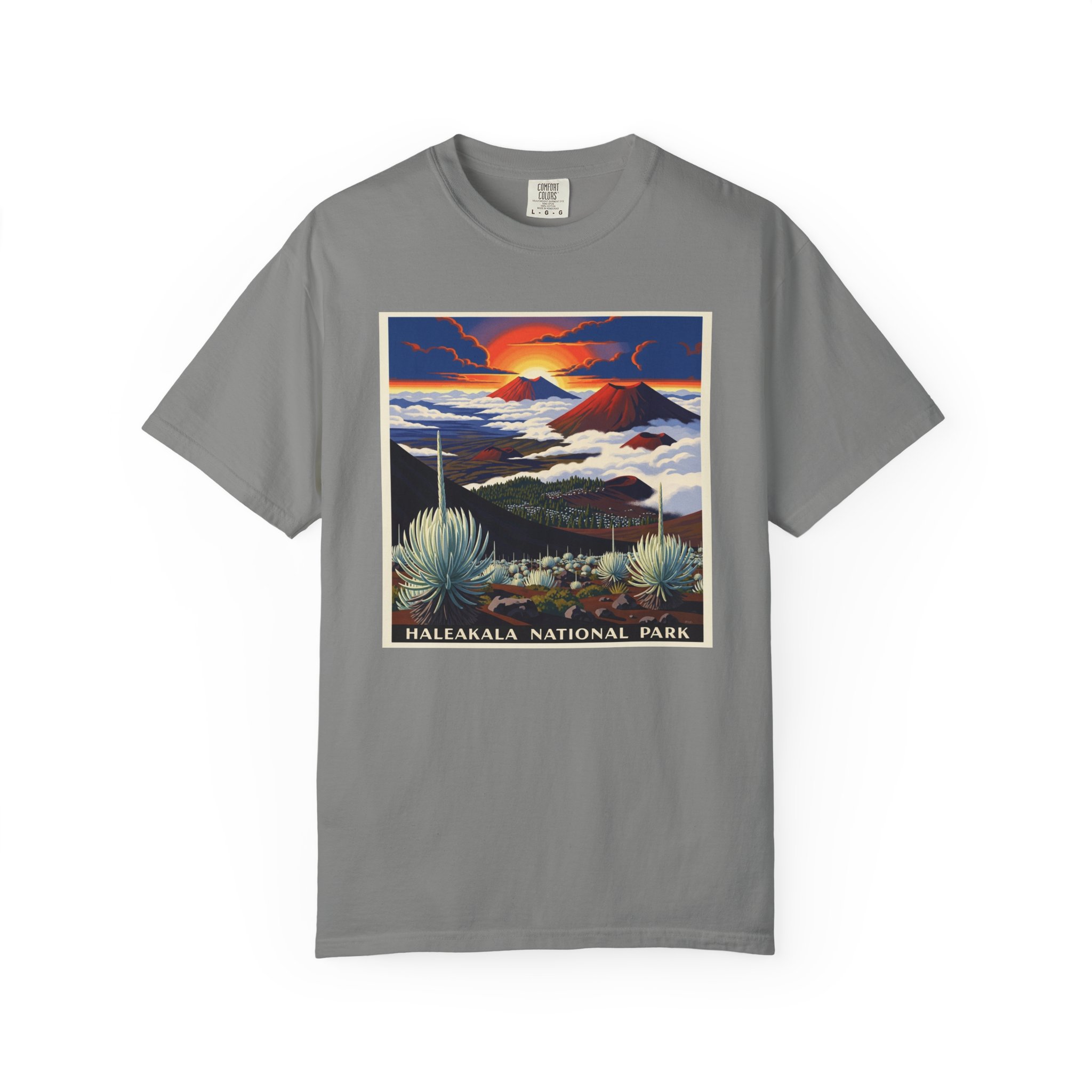 Haleakalā National Park WPA Style Unisex T-shirt - Image 7