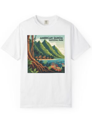American Samoa National Park WPA Style Unisex T-shirt