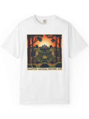 Hampton National Historic Site WPA Style Unisex T-shirt