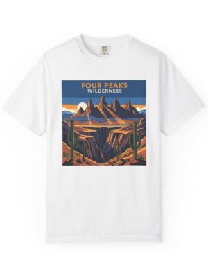 Four Peaks Wilderness WPA Style Unisex T-shirt