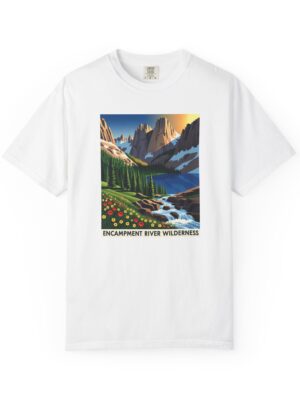 Encampment River Wilderness WPA Style Unisex T-shirt