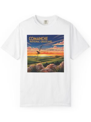 Comanche National Grassland WPA Style Unisex T-shirt
