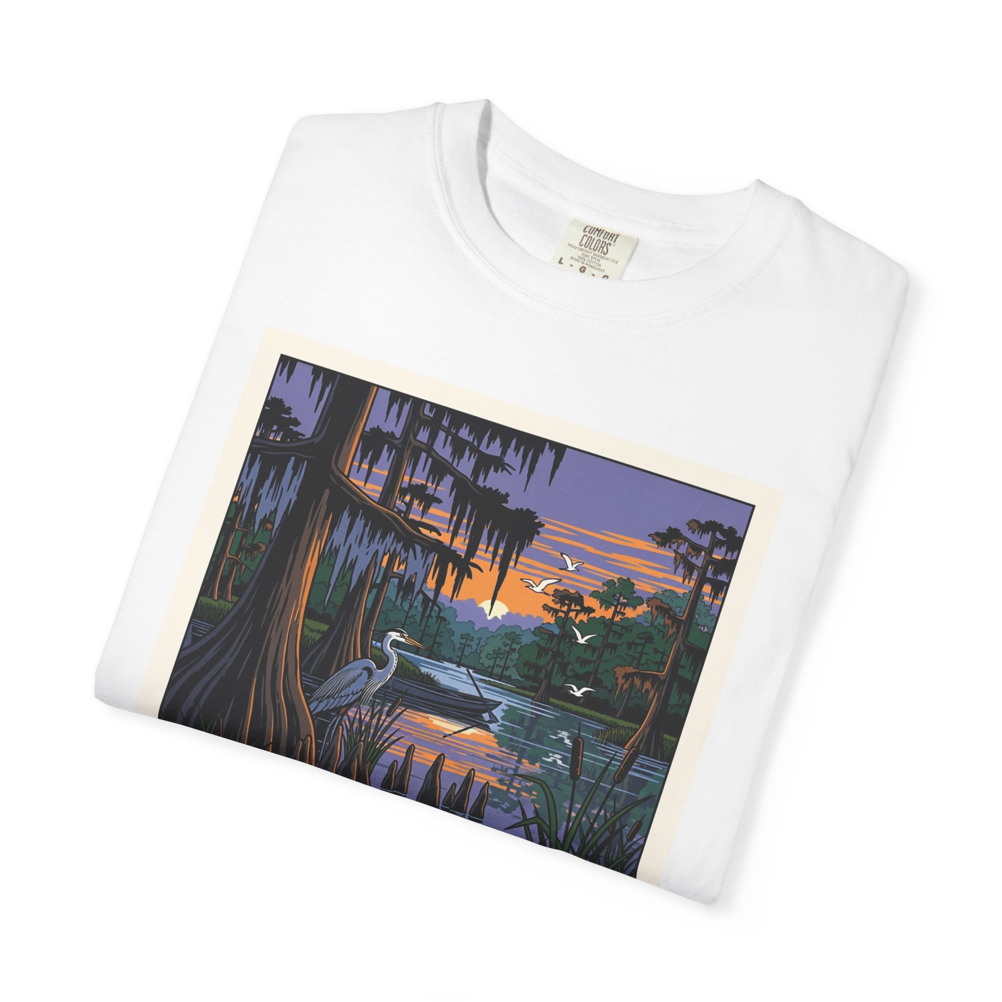 D'Arbonne National Wildlife Refuge WPA Style Unisex T-shirt - Image 3