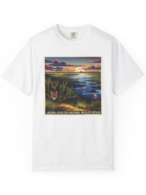 Laguna Atascosa National Wildlife Refuge WPA Style Unisex T-shirt