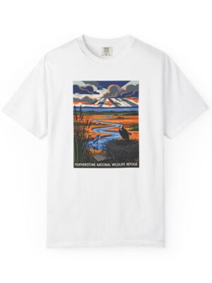 Featherstone National Wildlife Refuge WPA Style Unisex T-shirt