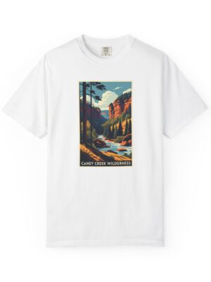 Caney Creek Wilderness WPA Style Unisex T-shirt