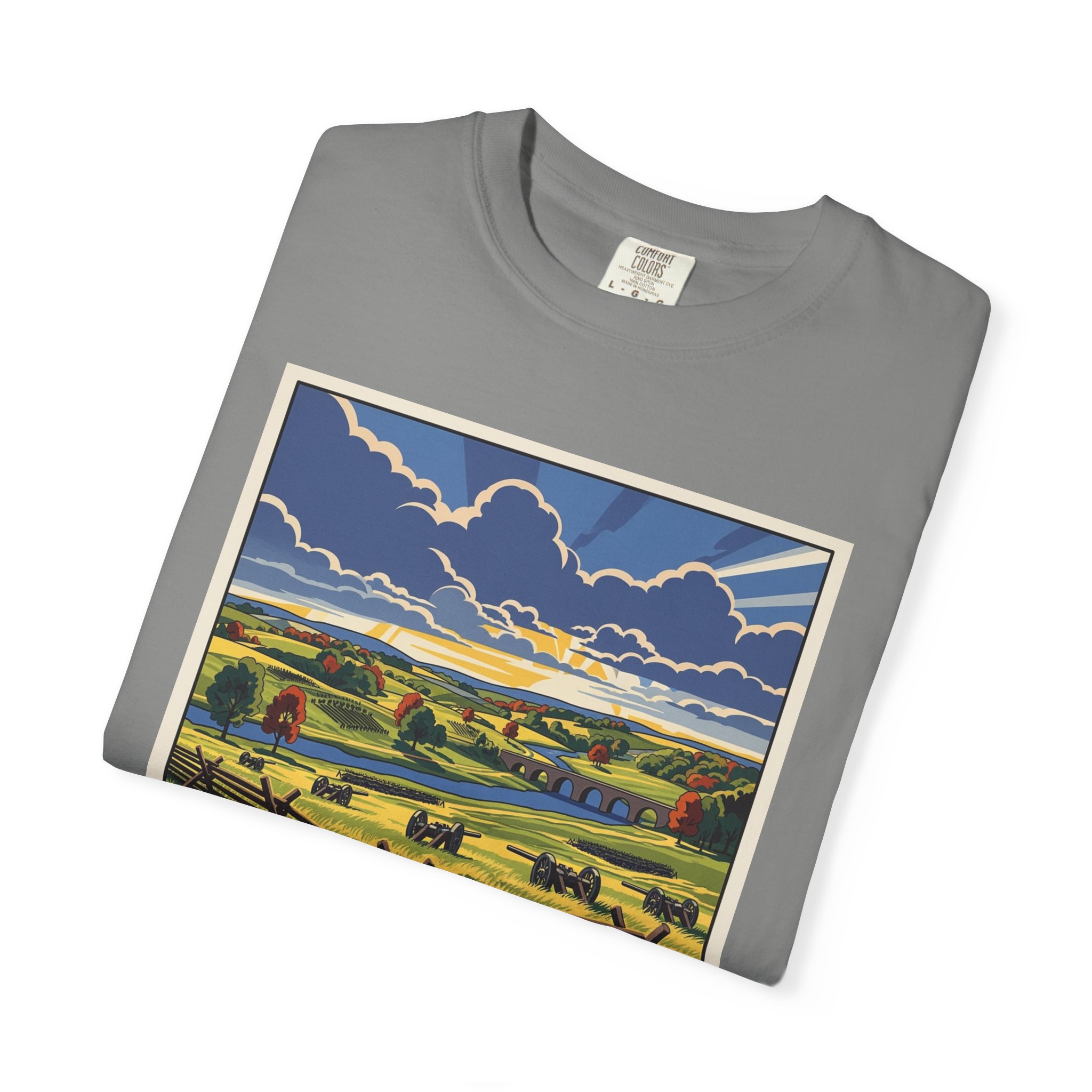 Antietam National Battlefield WPA Style Unisex T-shirt - Image 9