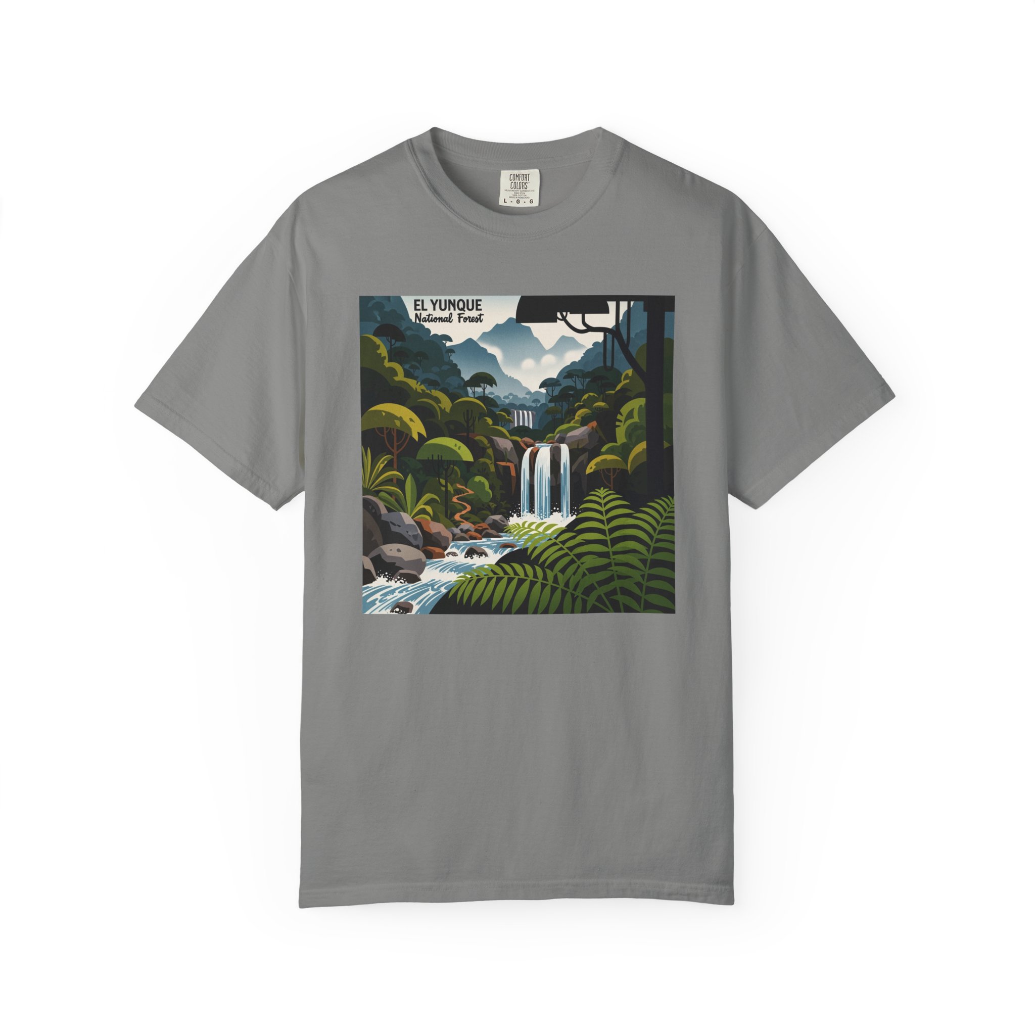 El Yunque National Forest WPA Style Unisex T-shirt - Image 7